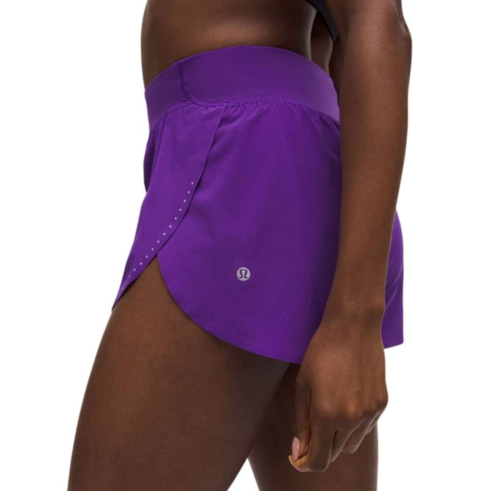 Lululemon Fast and Free High-Rise Classic-Fit Short 3” Medium College Purple